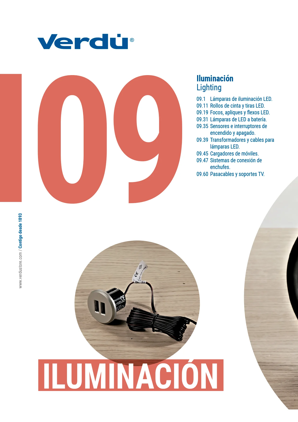 Portada del catálogo Iluminación